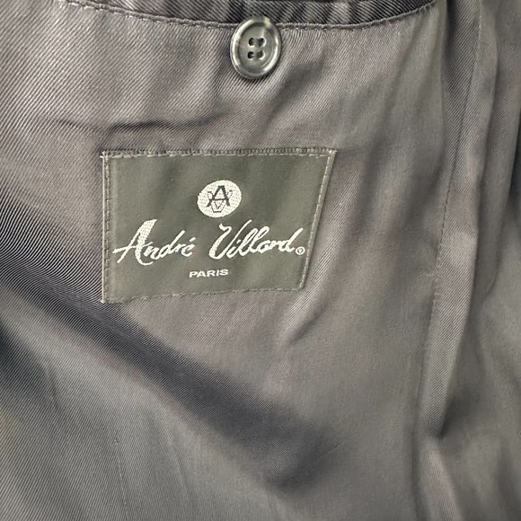 Andre Villard Paris 40R Full Length Wool/Cashmere coat - Picture 4 of 5